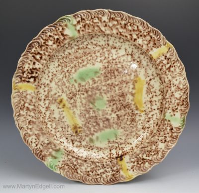 Whieldon pottery plate