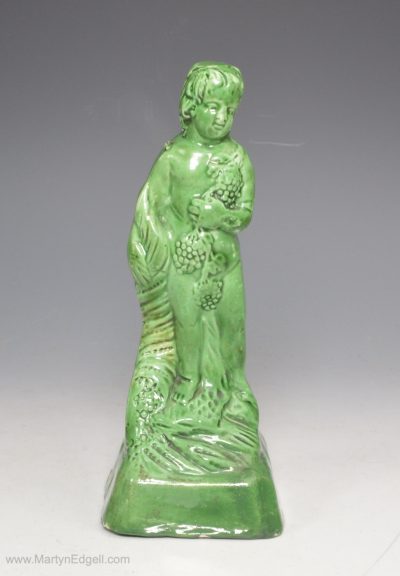 Green glazed figure