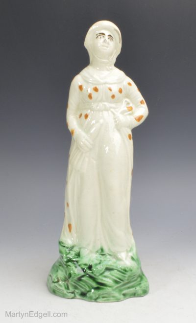 Pearlware pottery figure