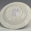 Pearlware commemorative cup plate