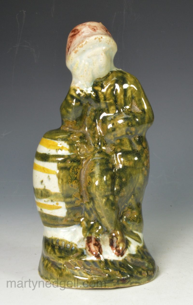 Pearlware pottery figure