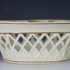 Davenport creamware basket