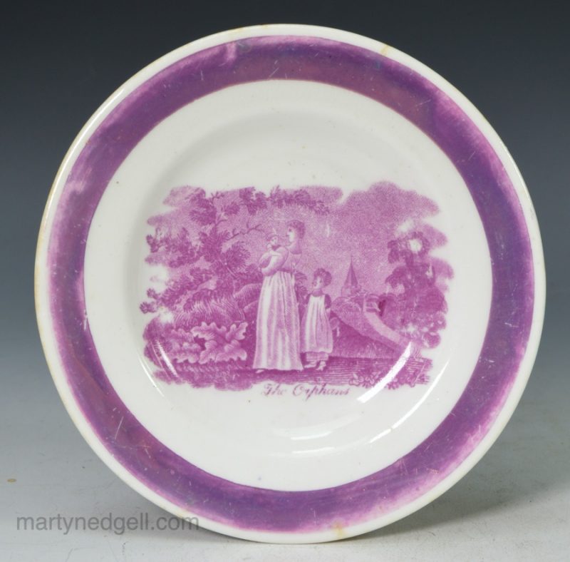 Lustre cup plate
