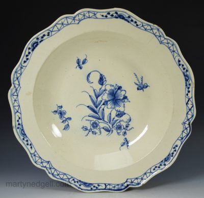 Creamware pottery plate