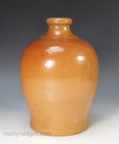 Saltglaze stoneware bottle