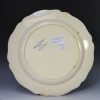 Creamware pottery plate
