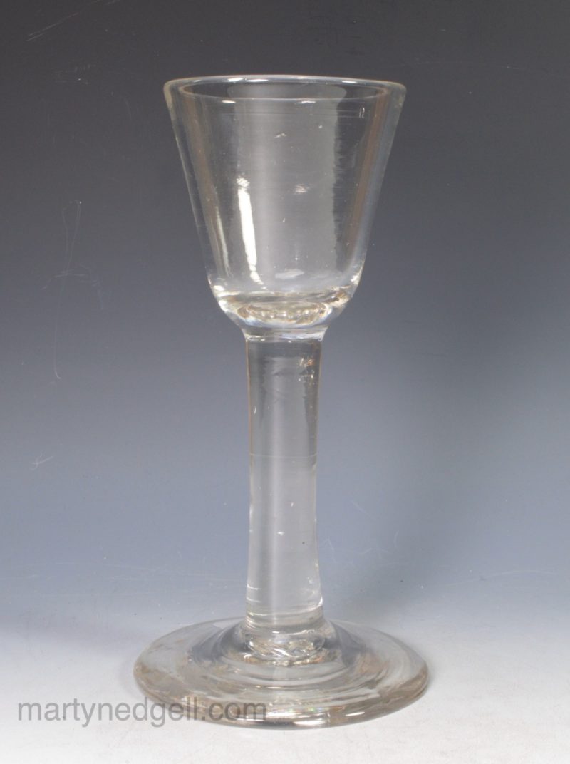 English wine glass 18th c