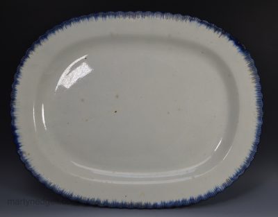 Pearlware pottery platter
