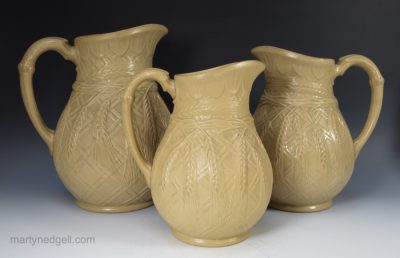 Drab stoneware jugs