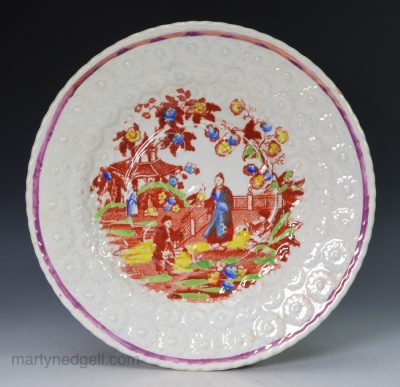 Pearlware children's plate