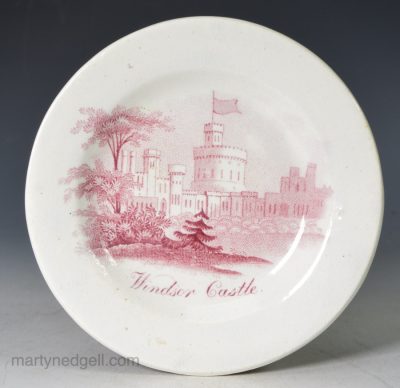 Pearlware cup plate