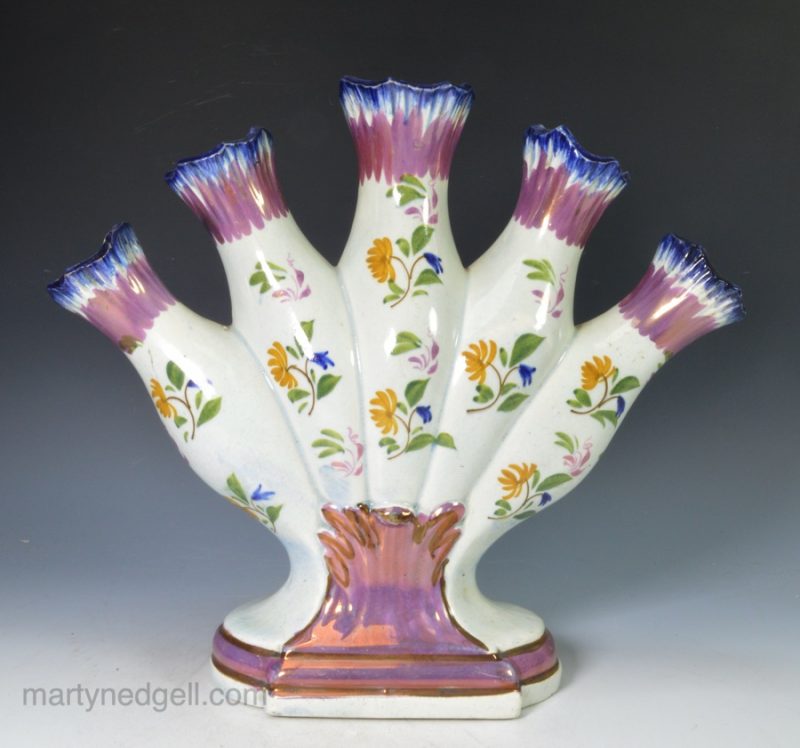 Pearlware quintal vase