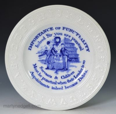 Pearlware children's plate