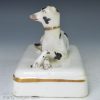 Staffordshire porcelain dog