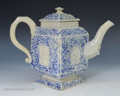 Staffordshire saltglaze teapot