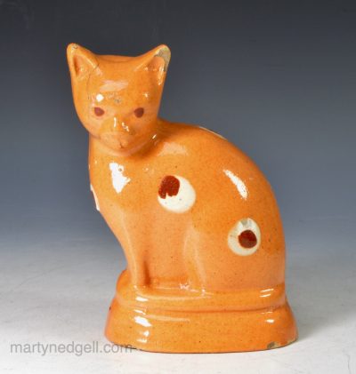 Slip pottery cat