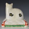 Staffordshire porcelain cat
