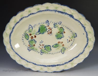 Pearlware pottery dish