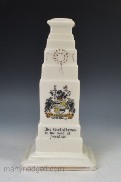 Crested ware cenotaph