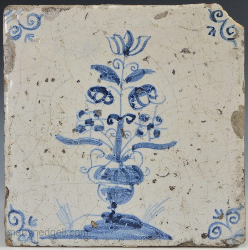 Dutch Delft tile, circa 1700