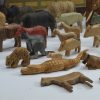German toy Noah's ark and animals, circa 1900