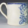 Pearlware pottery child's mug "A Present for my Dear Boy", circa 1820