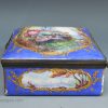 French enamel box painted with rural scenes, circa 1880