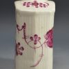 Continental porcelain tea canister, circa 1800, possibly earlier