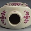 Continental porcelain tea canister, circa 1800, possibly earlier