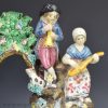 Staffordshire pearlware pottery musicians group, circa 1820