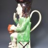 Creamware pottery Thin Man Toby jug, circa 1770