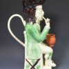 Creamware pottery Thin Man Toby jug, circa 1770