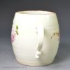 French porcelain barrel shaped mug, circa 1755 Chantilly