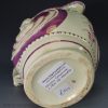 Pearlware jug moulded with Queen Caroline and decorated with pink lustre, circa 1821