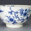 Worcester porcelain tea bowl, circa 1760