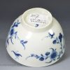 Worcester porcelain tea bowl, circa 1760