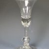 English wine glass, circa 1750