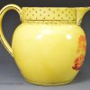 Canary yellow jug decorated with a print of Enoch Wood and son, circa 1820