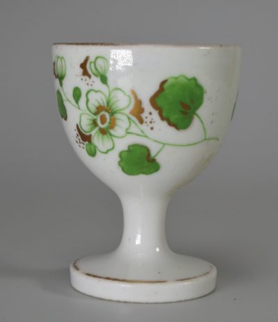 English porcelain egg cup, circa 1820