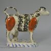 Pearlware pottery cow creamer, circa 1820