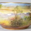 Royal Doulton bowl with a view of Cawdor Castle painted by C. Hart, circa 1925