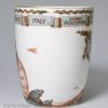 Royal Doulton porcelain beaker commemorating the end of the 1st World War in 1919