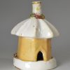 Staffordhire porcelain cottage pastille burner, circa 1840