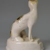 Staffordshire porcelain cat and kitten, circa 1840