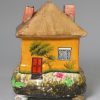 Staffordshire pearlware cottage pastille burner, circa 1820