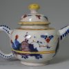 Dutch Delft polychrome teapot, circa 1750
