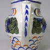 Prattware pottery jug, circa 1820