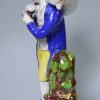 Staffordshire pearlware pottery figure "Lost Sheep Found", circa 1820