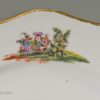 Continental porcelain plate, circa 1780 possibly Boisette France