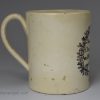 Creamware pottery mug commemorating George III's Jubilee in 1809